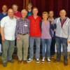 Actonians Directors with Mark McGann (centre in red shirt)
